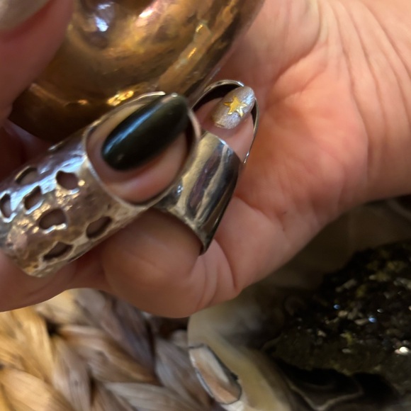 Sterling King Helmet Ring in Silver (SMOOTH RING ONLY!), SZ M/L - Picture 5 of 5